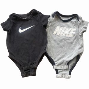 Nike Infant Bodysuit Duo - Black and Gray